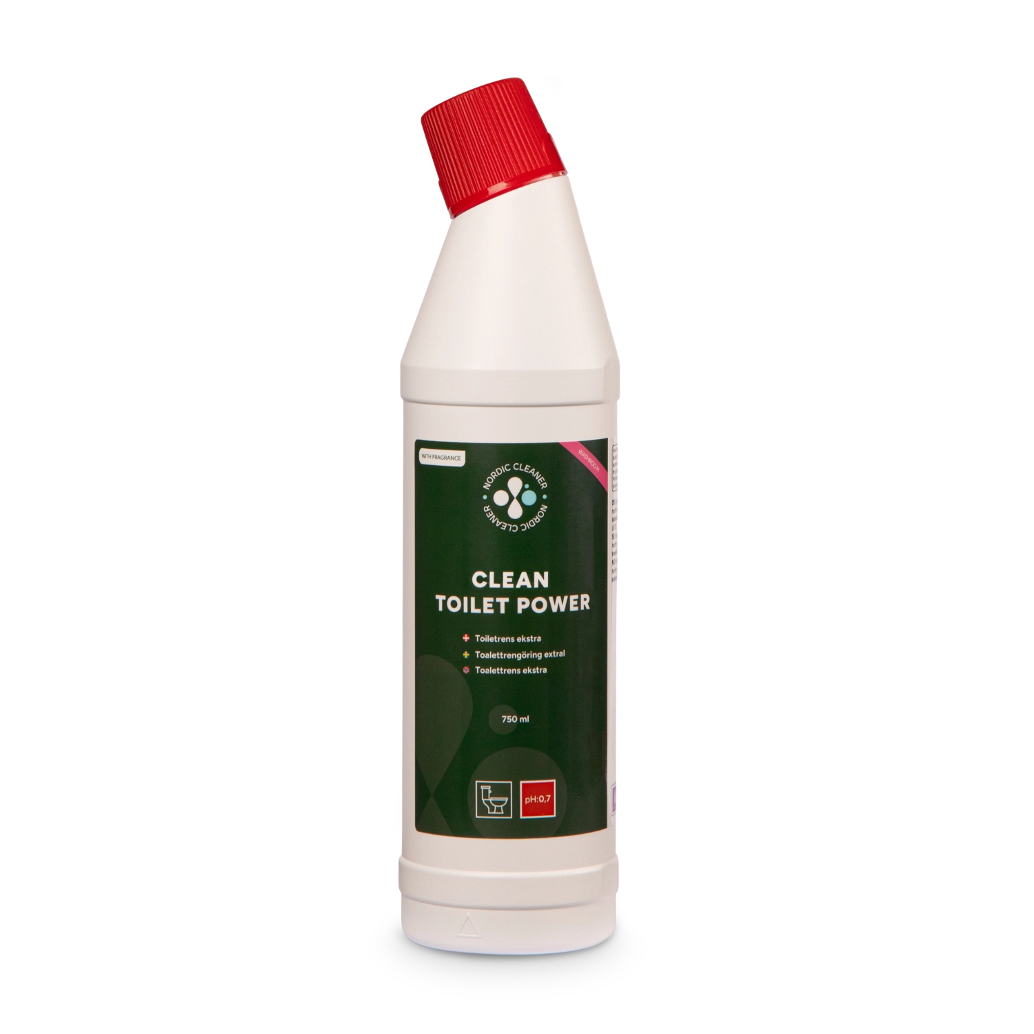 Clean Toilet Power - Toiletrens Ekstra 12x750 ml